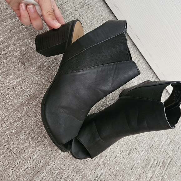Call It Spring Black Ankle Booties - Picture 2 of 4
